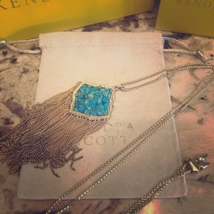 Kendra Scott Turquoise Kingston Necklace